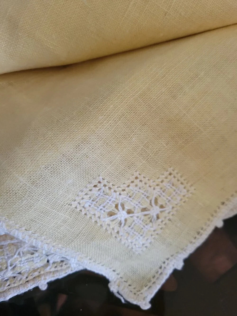 Vintage stunning linen